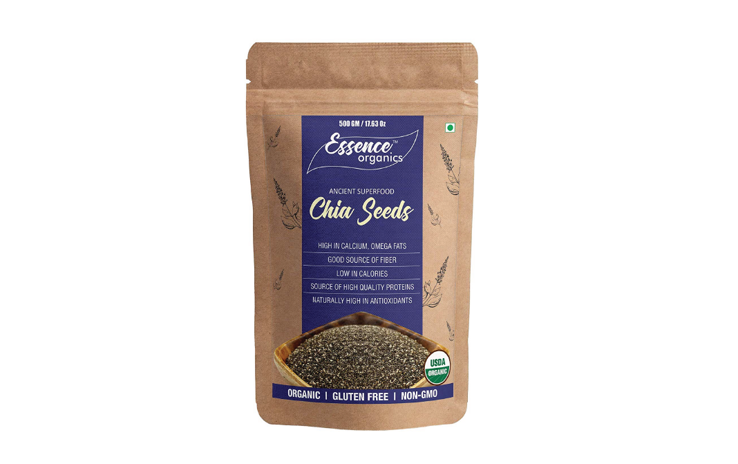 Essence Organics Ancient Superfood Chia Seeds    Pack  500 grams